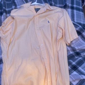 A button up guys shirt. Cute for any gender